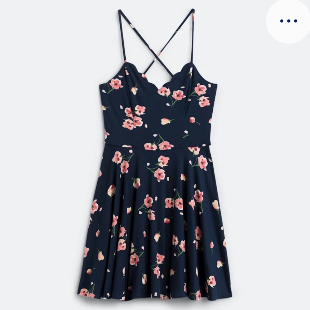Floral Spaghetti Strap Dress